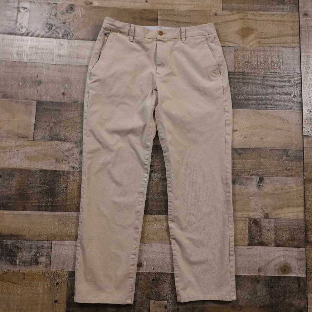 Bonobos Straight Chino Pants Men’s 31x30 Khaki‎ Classic Casual Office